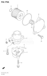 01503F-210001 (2012) 15hp P01-Gen. Export 1 (DF15  DF15R) DF15 drawing OIL PUMP