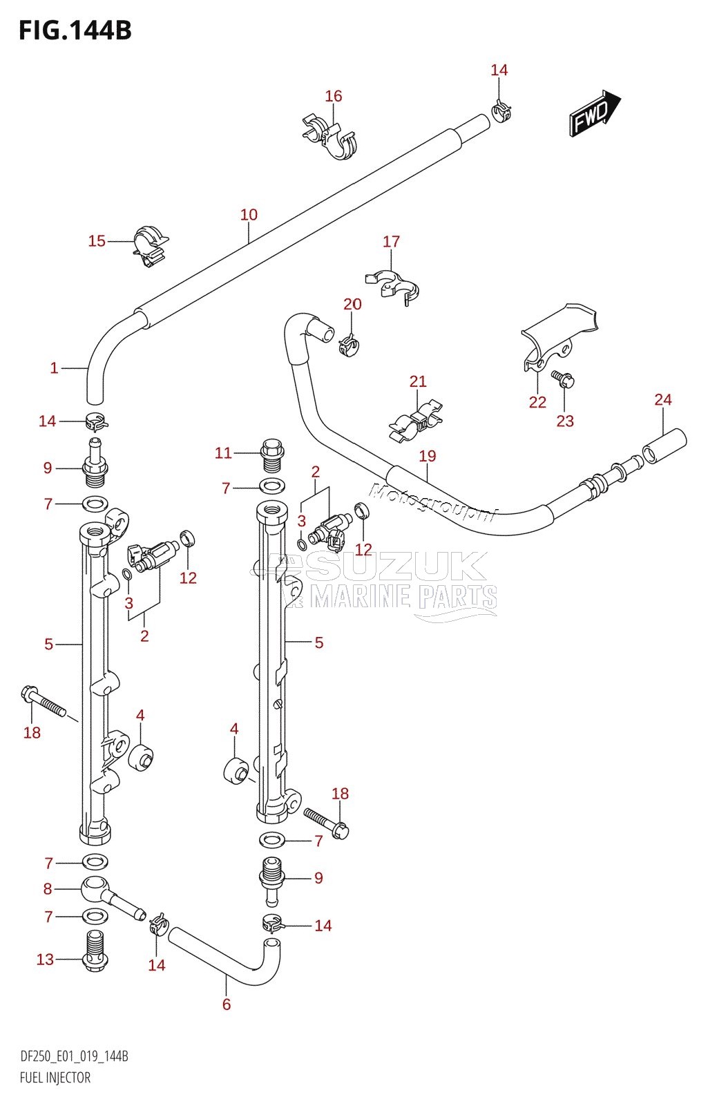 FUEL INJECTOR (E40)