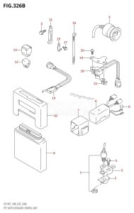 DF140 From 14001F-371001 (E03)  2003 drawing PTT SWITCH /​ ENGINE CONTROL UNIT (K4,K5,K6,K7,K8,K9,K10,011)