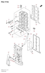 08002F-210001 (2012) 80hp E01 E40-Gen. Export 1 - Costa Rica (DF80A  DF80AT) DF80A drawing CYLINDER HEAD