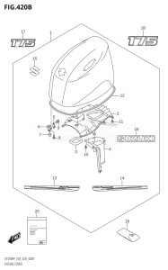 DF200A From 20003F-040001 (E03)  2020 drawing ENGINE COVER (DF175AP)