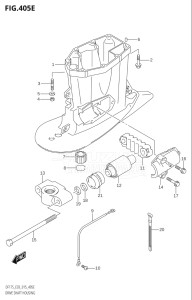 15002F-510001 (2005) 150hp E03-USA (DF150ST  DF150T  DF150TG) DF150 drawing DRIVE SHAFT HOUSING (DF175T:E03)