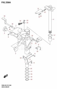 DF60A From 06002F-910001 (E03)  2019 drawing SWIVEL BRACKET (DF40A,DF50A)