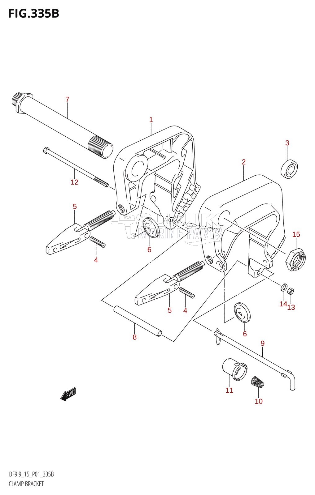 CLAMP BRACKET (K5,K6,K7,K8,K9,K10,011)