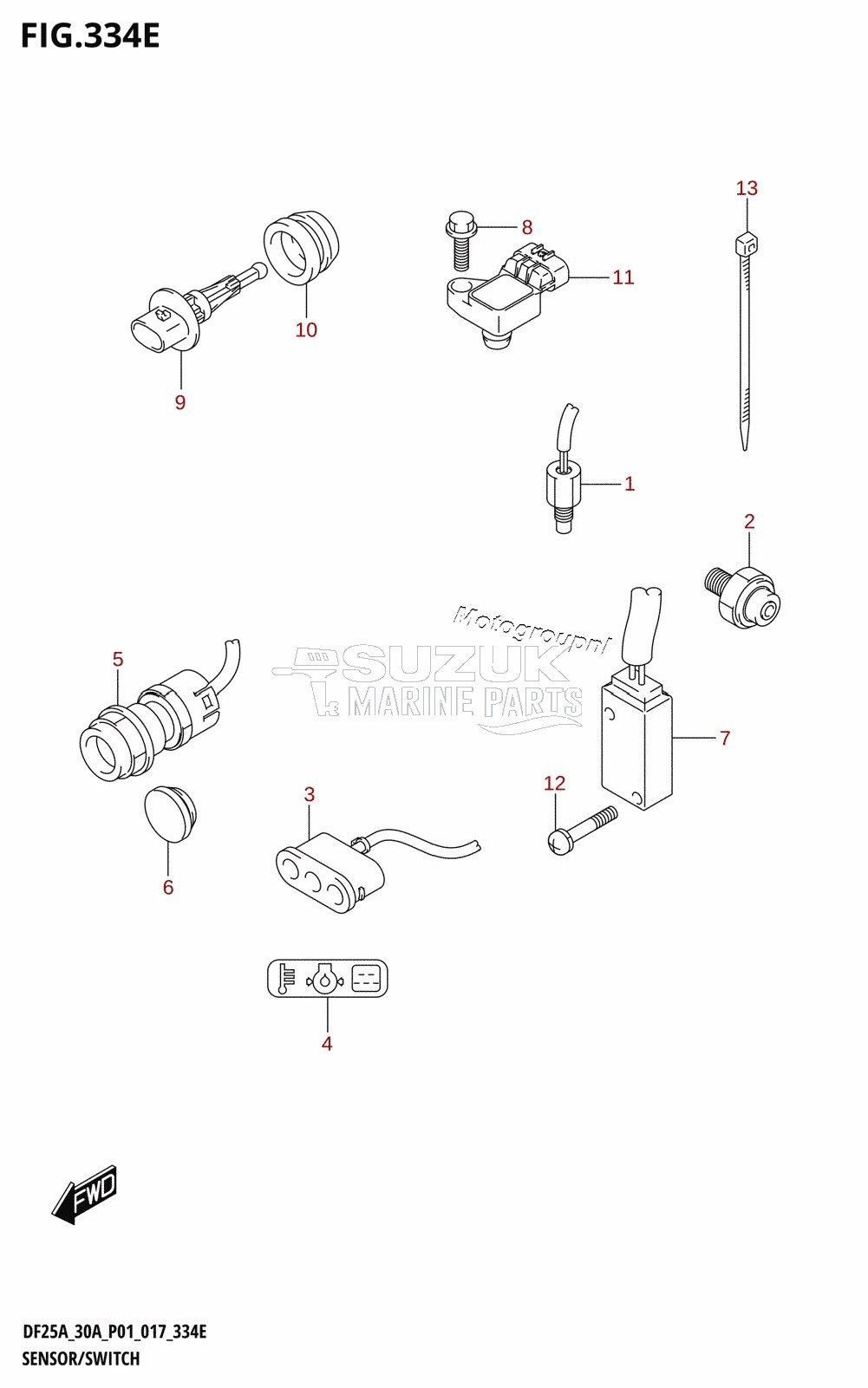 SENSOR /​ SWITCH (DF30A:P40)