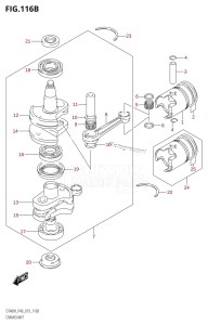 DT40 From 04005K-910001 ()  2019 drawing CRANKSHAFT (DT40WK)