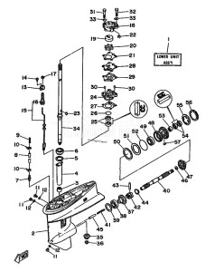 25J drawing LOWER-CASING-x-DRIVE-1