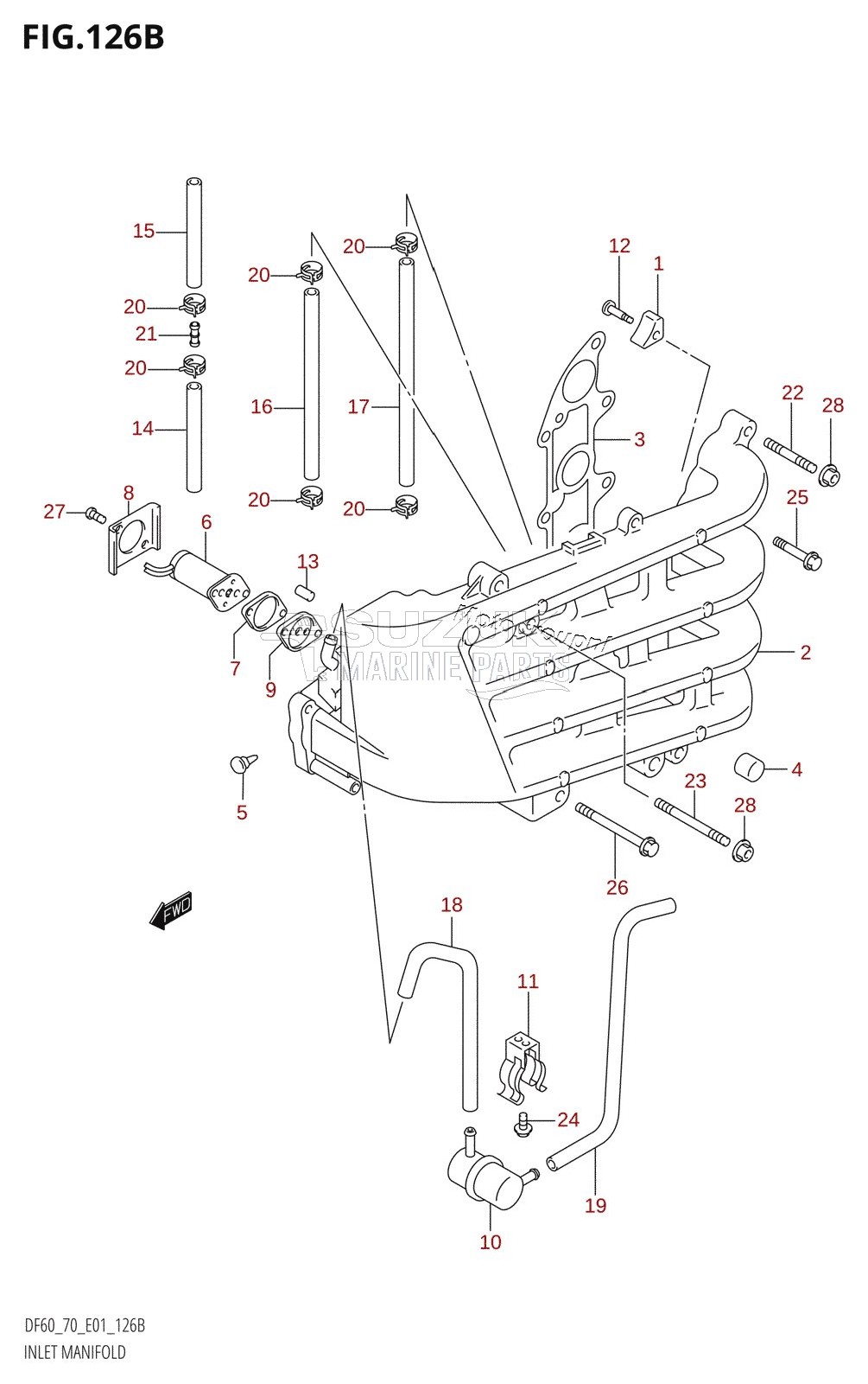 INLET MANIFOLD (DF60T:(X,Y,K1))