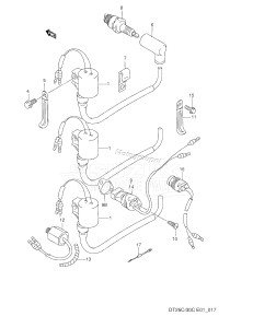 DT25C From 02507-901005 ()  1989 drawing IGNITION