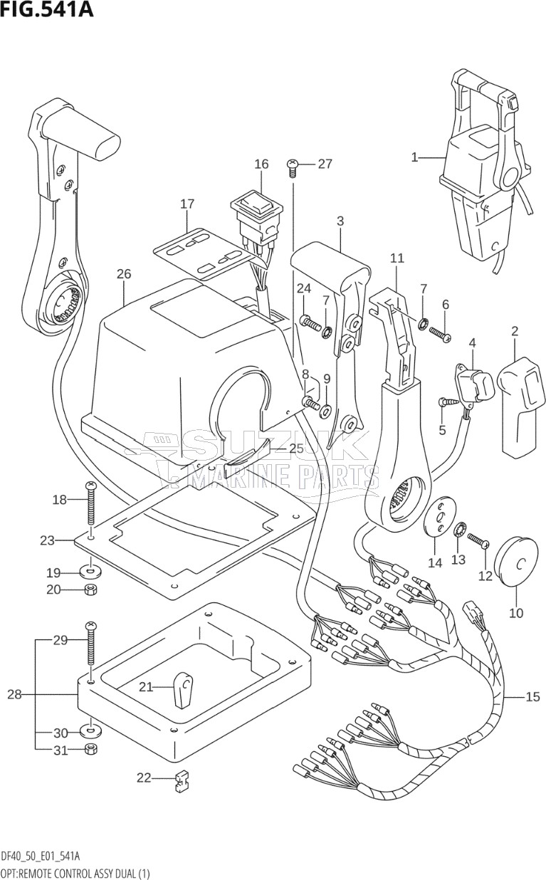 OPT:REMOTE CONTROL ASSY DUAL (1) (K5,K6,K7,K8,K9,K10)