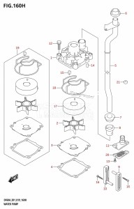 DF50A From 05003F-910001 (E01)  2019 drawing WATER PUMP (DF60AVT:E40,DF60AVTH:E40)