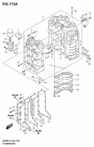 DF325A From 32501F-140001 (E01 E40)  2021 drawing CYLINDER BLOCK