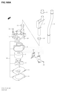 15001Z-880001 (2008) 150hp E03-USA (DF150ZK8) DF150Z drawing WATER PUMP