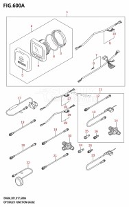 DF40A From 04003F-710001 (E01)  2017 drawing OPT:MULTI FUNCTION GAUGE (DF40A:E01)