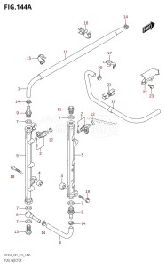 DF200 From 20002F-510001 (E01 E40)  2005 drawing FUEL INJECTOR (DF200T:E01)