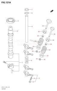 DF15 From 01502F-680001 (P03)  2006 drawing CAMSHAFT