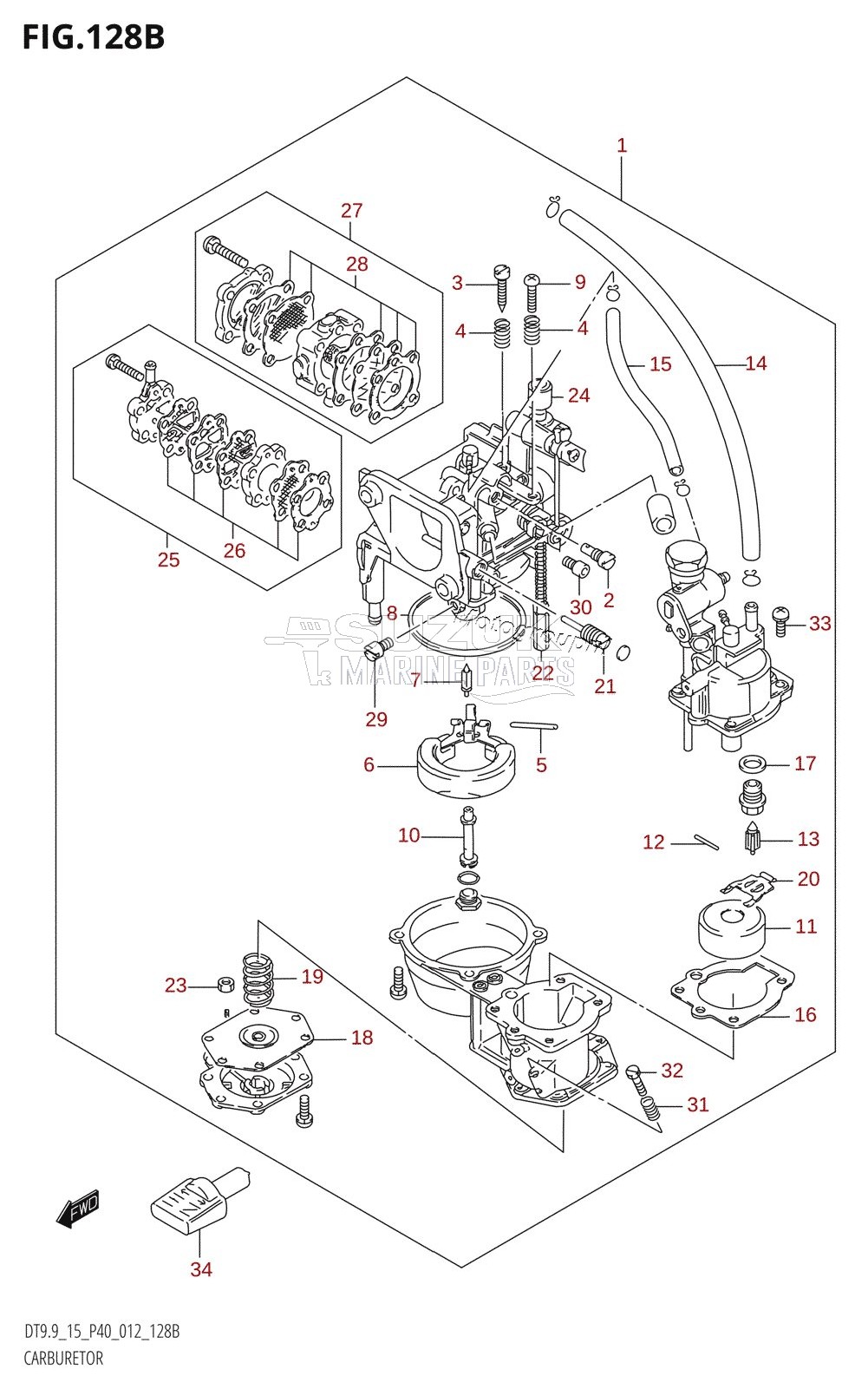 CARBURETOR (DT9.9K:P40)