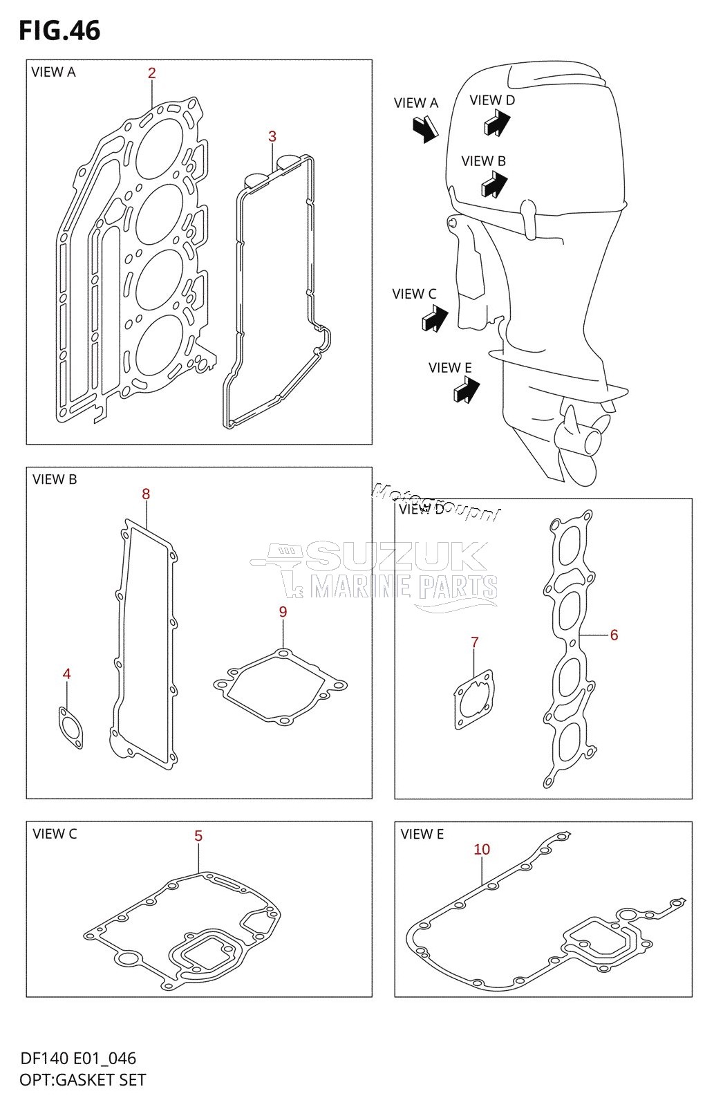 OPT:GASKET SET