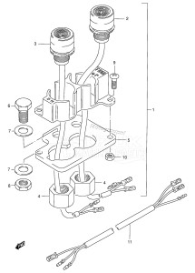 DT115 From 11502-971001 ()  1999 drawing OPT : TRIM SWITCH