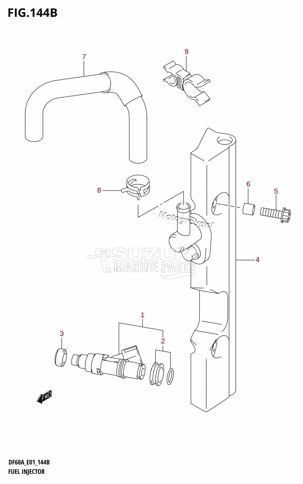 FUEL INJECTOR (DF40AQH,DF40AT,DF50AT,DF50ATH)