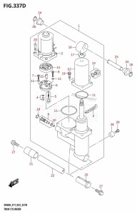 DF60A From 06002F-340001 (E01 E11 E40)  2023 drawing TRIM CYLINDER ((DF40AST,DF60A,DF60ATH):(022,023))