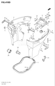 11503F-310001 (2013) 115hp E01 E40-Gen. Export 1 - Costa Rica (DF115AT) DF115A drawing SIDE COVER (DF140AZ:E40)