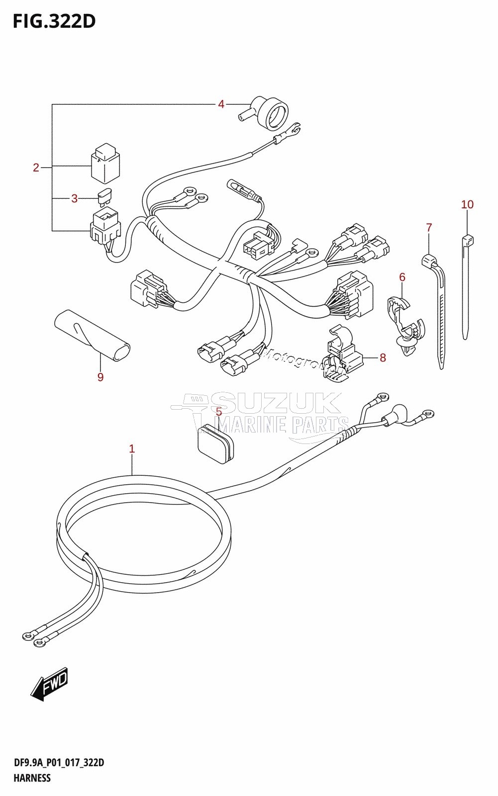 HARNESS (DF9.9AR:P01)