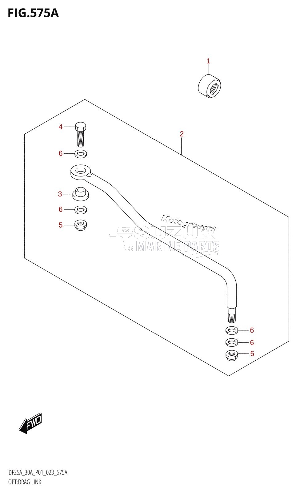 OPT:DRAG LINK (DF25A,DF25ATH,DF30A,DF30ATH,DF30AQ)