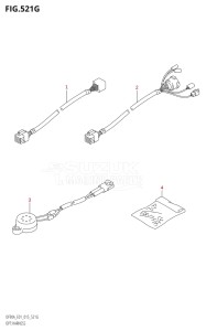 08002F-510001 (2005) 80hp E40 E01- (DF80A) DF80A drawing OPT:HARNESS (DF90A:E01)