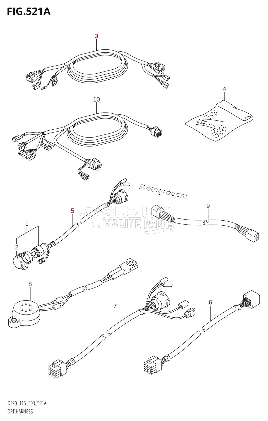 OPT:HARNESS (K1,K2,K3,K4,K5,K6,K7)