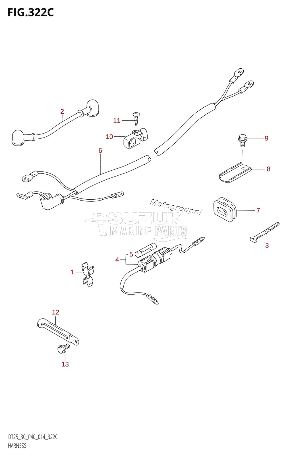 HARNESS (DT30R:P40)