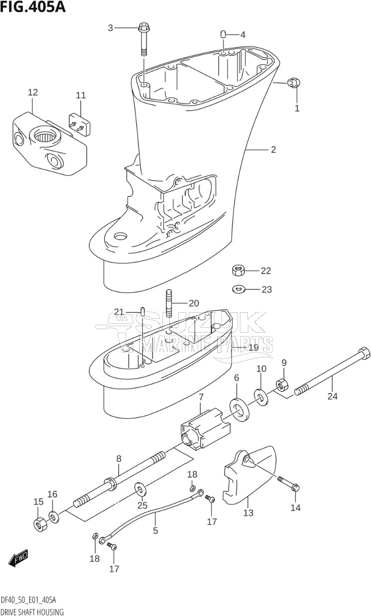 DRIVE SHAFT HOUSING