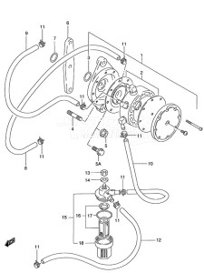 DT 140 drawing Fuel Pump (1986 to 1994)