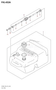 DT40 From 04005K-910001 ()  2019 drawing FUEL TANK (DT40W,DT40WR)