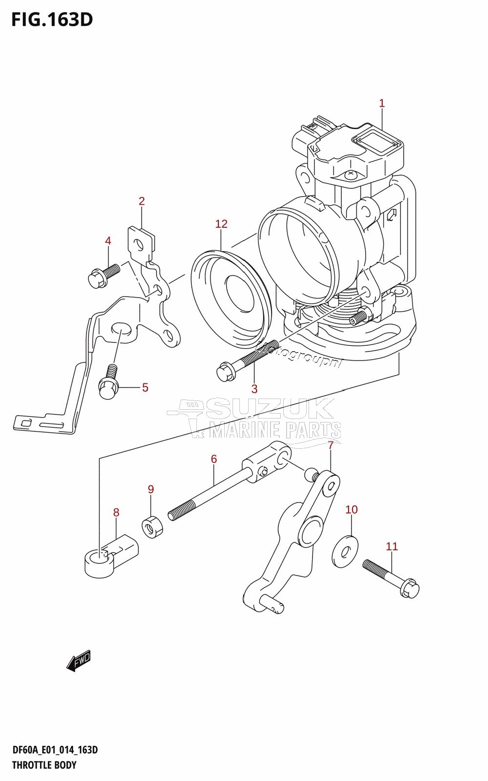 THROTTLE BODY (DF40AST:E34)