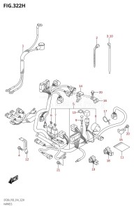 DF20A From 02002F-410001 (P03)  2014 drawing HARNESS (DF20A:P03)