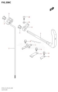 DT9.9A From 00993K-910001 (P36 P40)  2019 drawing CLUTCH LEVER (DT15A:P40)