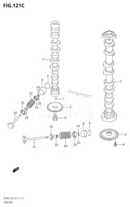 DF70A From 07003F-210001 (E03)  2012 drawing CAMSHAFT (DF90A:E03)