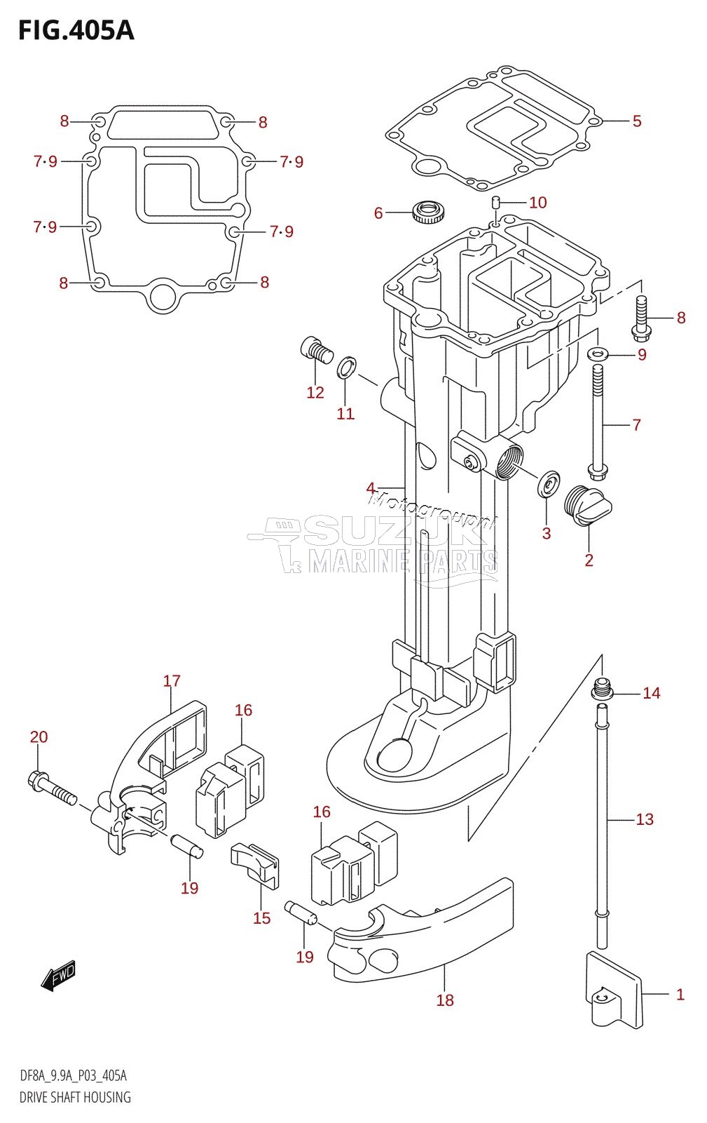 DRIVE SHAFT HOUSING