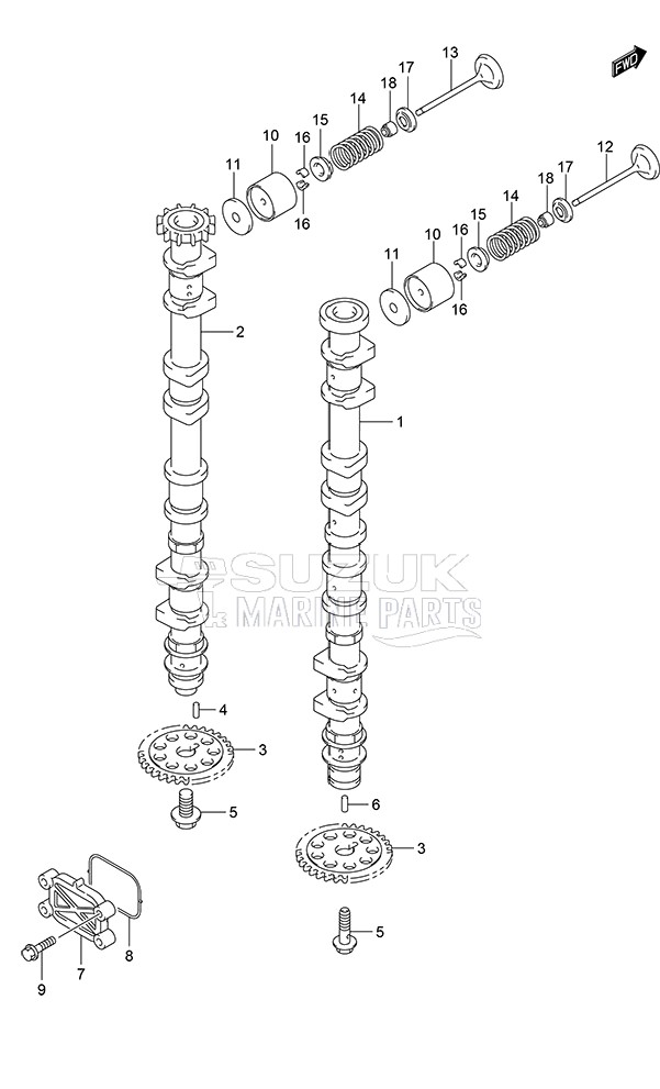 Camshaft (Model: TG/ZG)