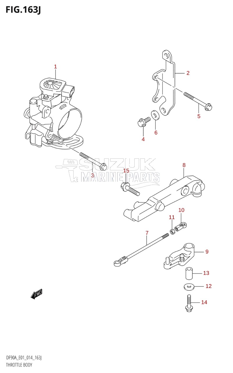 THROTTLE BODY (DF90ATH:E01)