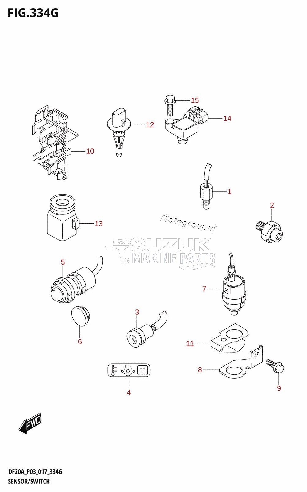 SENSOR /​ SWITCH (DF20A:P03)