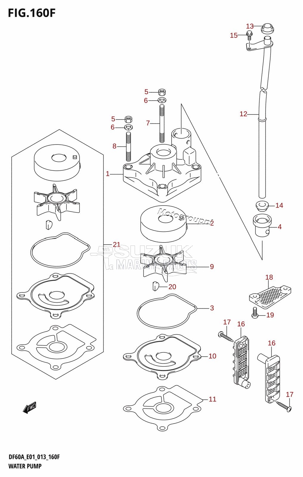 WATER PUMP (DF50ATH:E01)