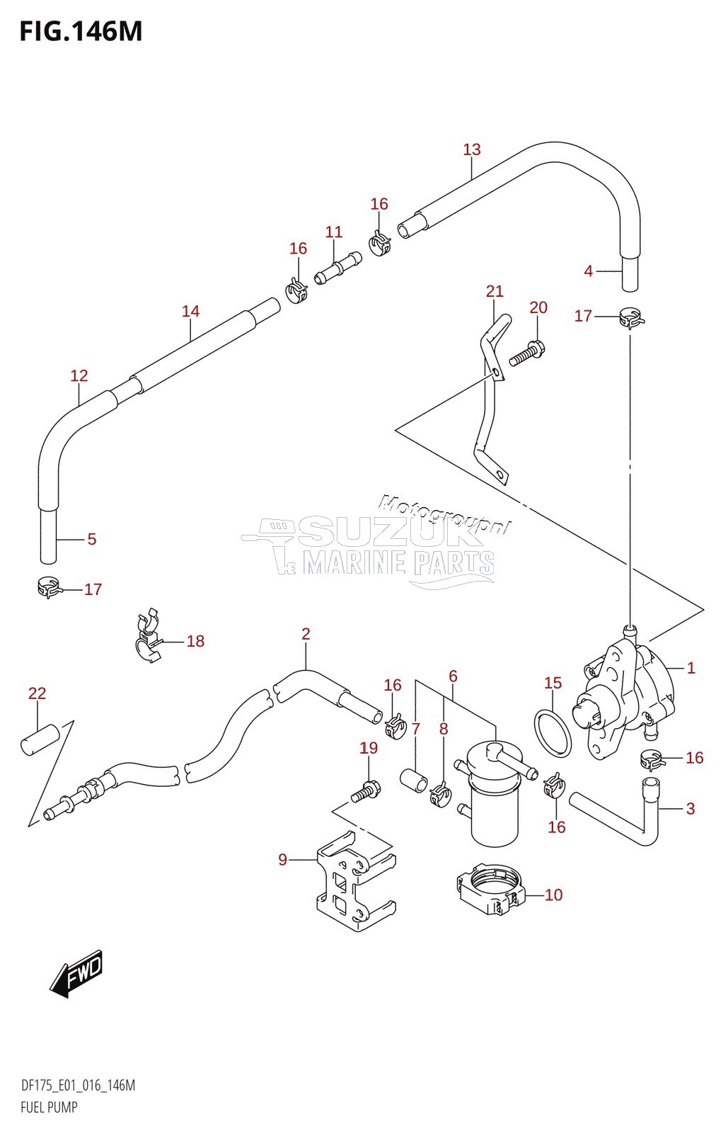 FUEL PUMP (DF175TG:E40)