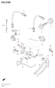 DF175Z From 17502Z-410001 (E01 E40)  2014 drawing SENSOR (DF175ZG:E01)