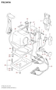 DF140A From 14003F-310001 (E03)  2013 drawing OPT:REMOTE CONTROL ASSY DUAL (1)