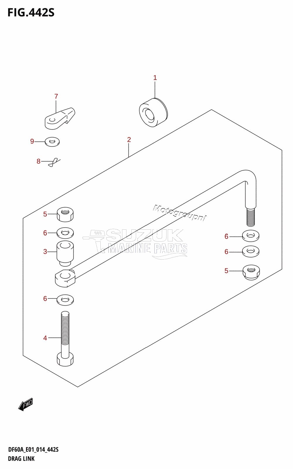 DRAG LINK (DF60AVT:E40)