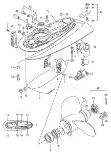 DT65 From 06502-861001 ()  1998 drawing GEAR CASE