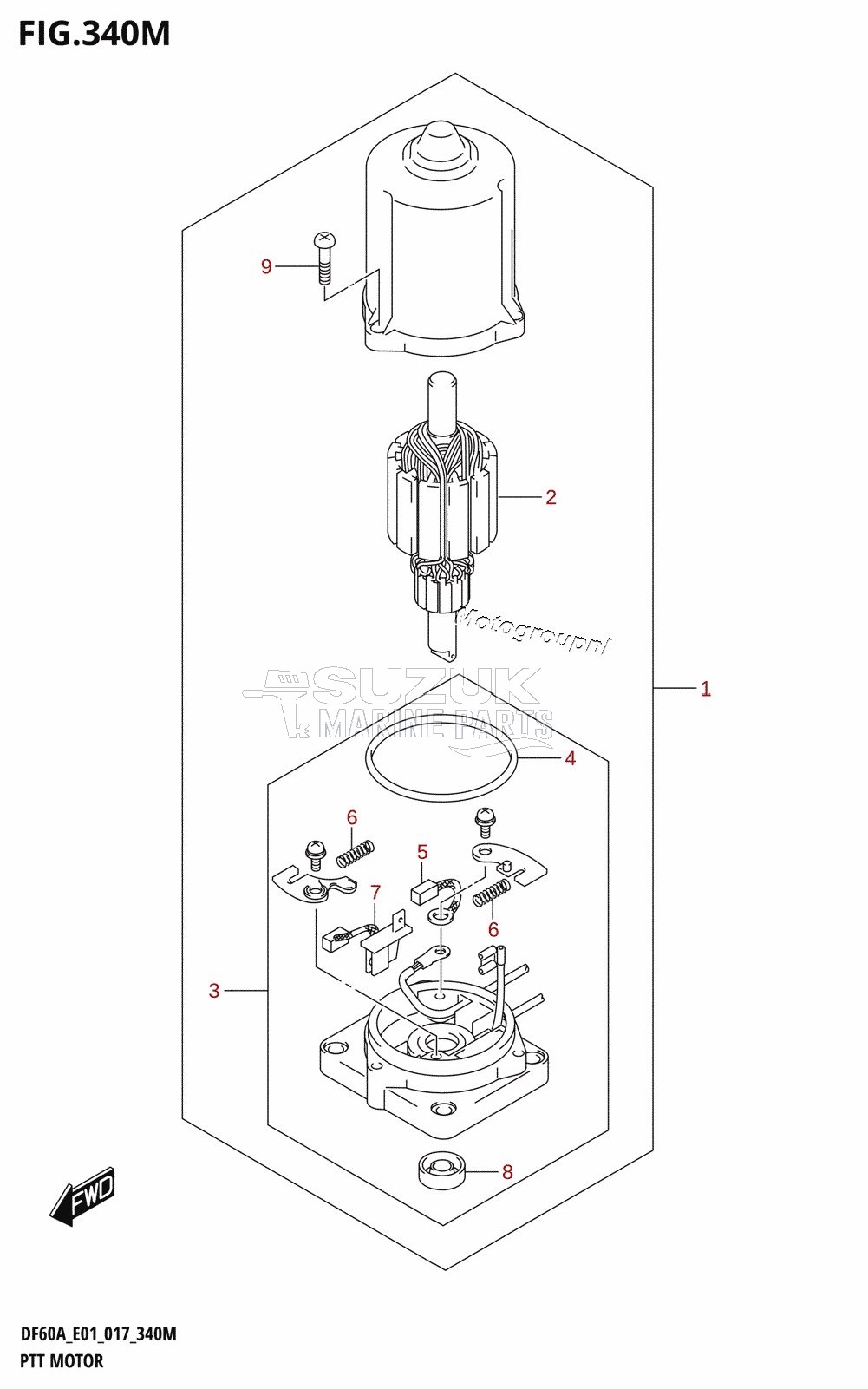 PTT MOTOR (DF60AVT:E01)