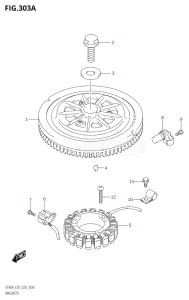 04003F-040001 (2020) 40hp E03-USA (DF40A) DF40A drawing MAGNETO